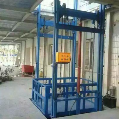 雙臂單缸導軌式升降機